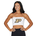 Purdue White Bandeau Top