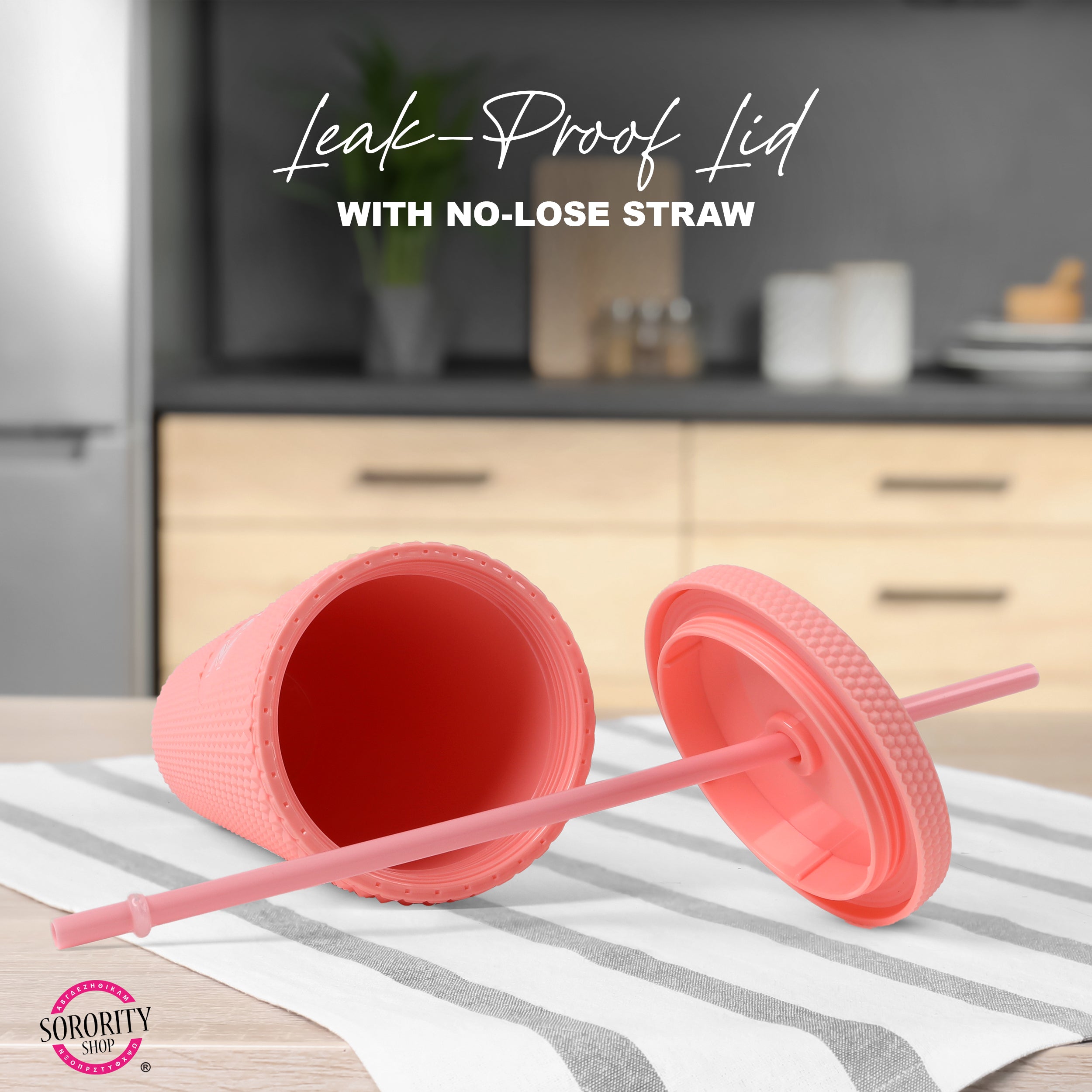 Delta Zeta Studded Tumbler