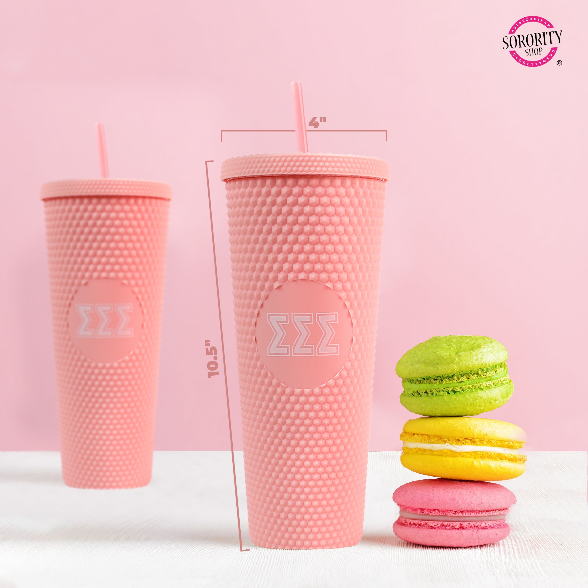 Delta Zeta Studded Tumbler