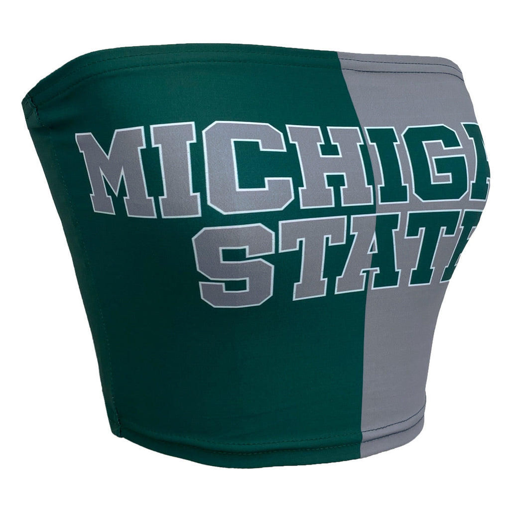 Michigan State Two Tone Tube Top