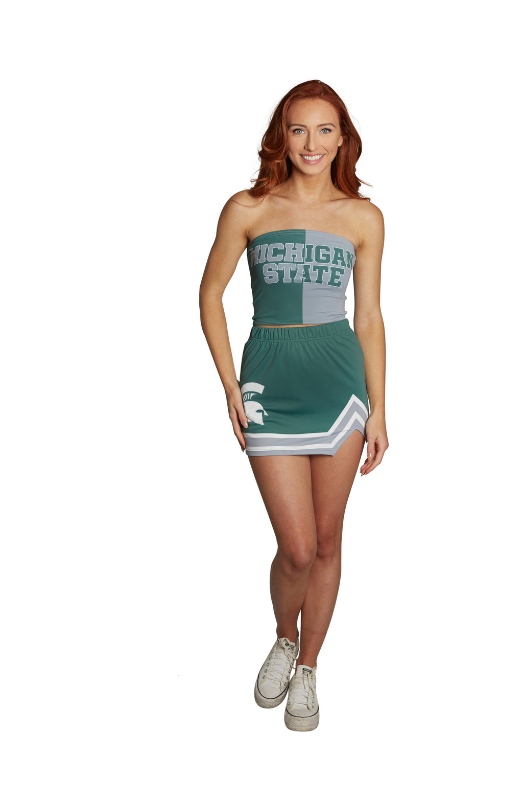 Michigan State Two Tone Tube Top