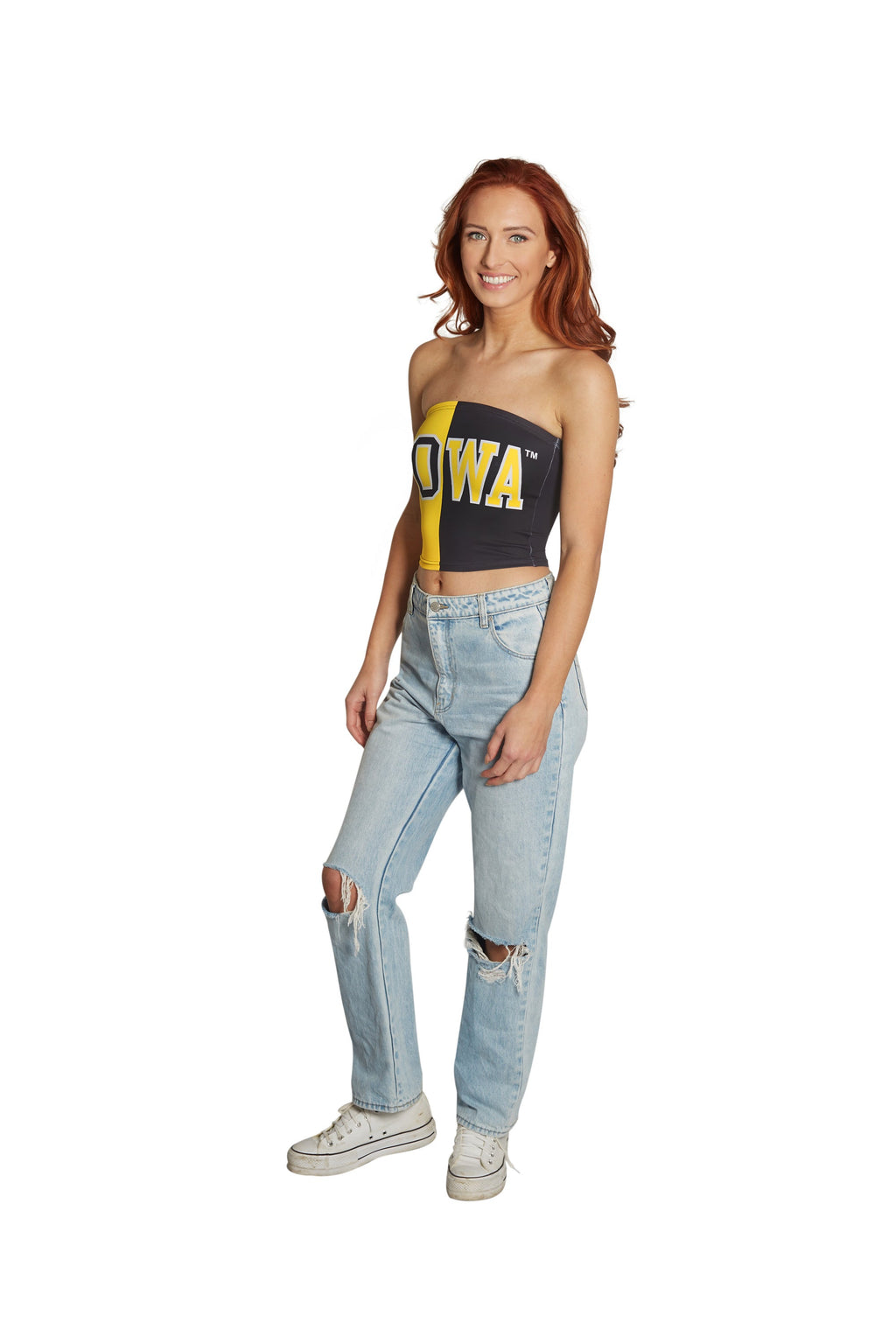 Iowa Hawkeyes Two Tone Tube Top
