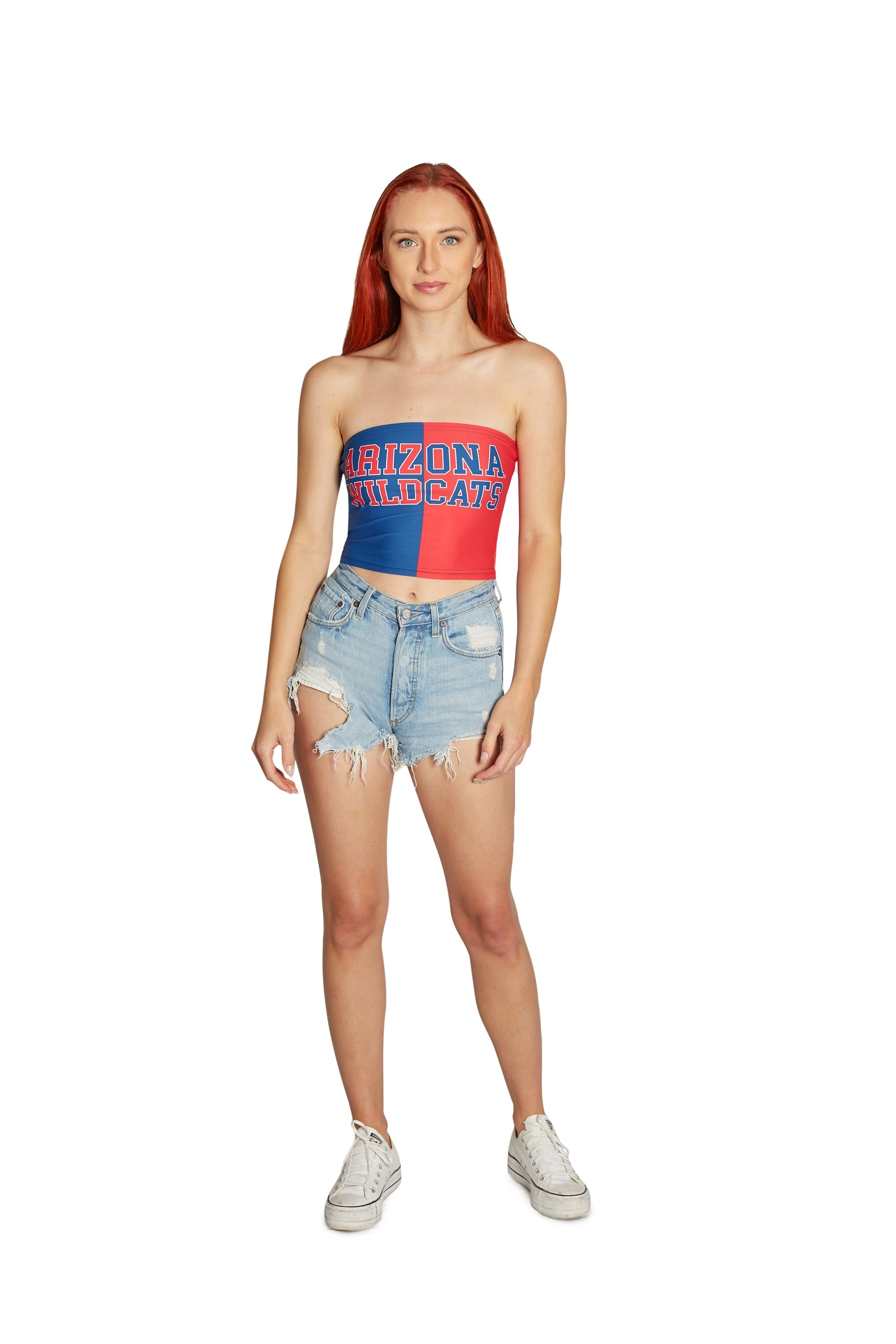 University of Arizona Two Tone Tube Top