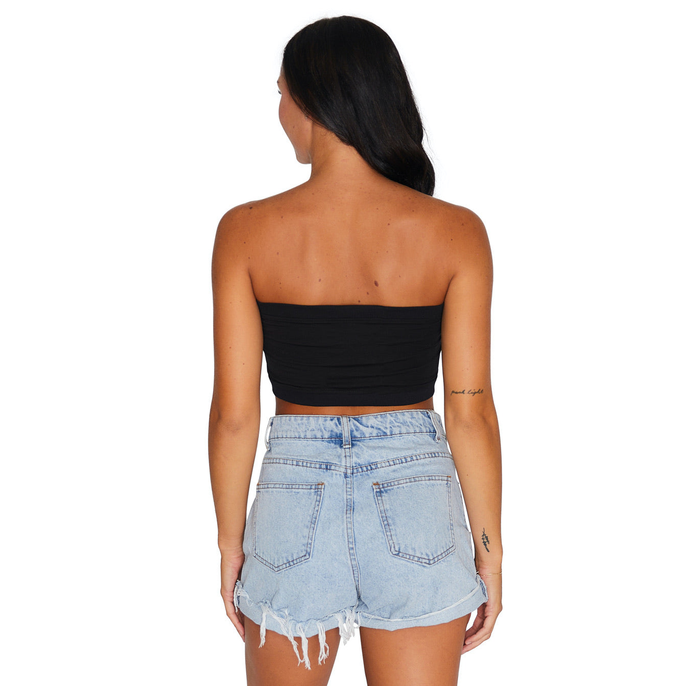 Kent State Black Bandeau Top