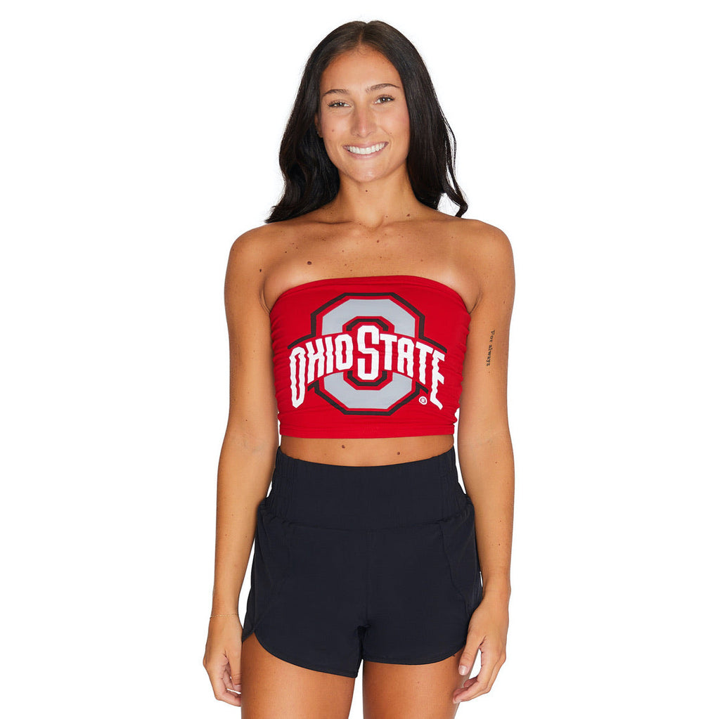 Ohio State OSU Buckeyes Red Tube Top