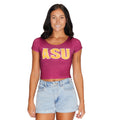 Arizona State ASU Maroon Babydoll Tee