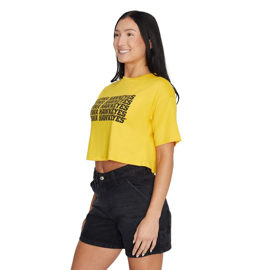 Iowa Hawkeyes Yellow Repeat Tee