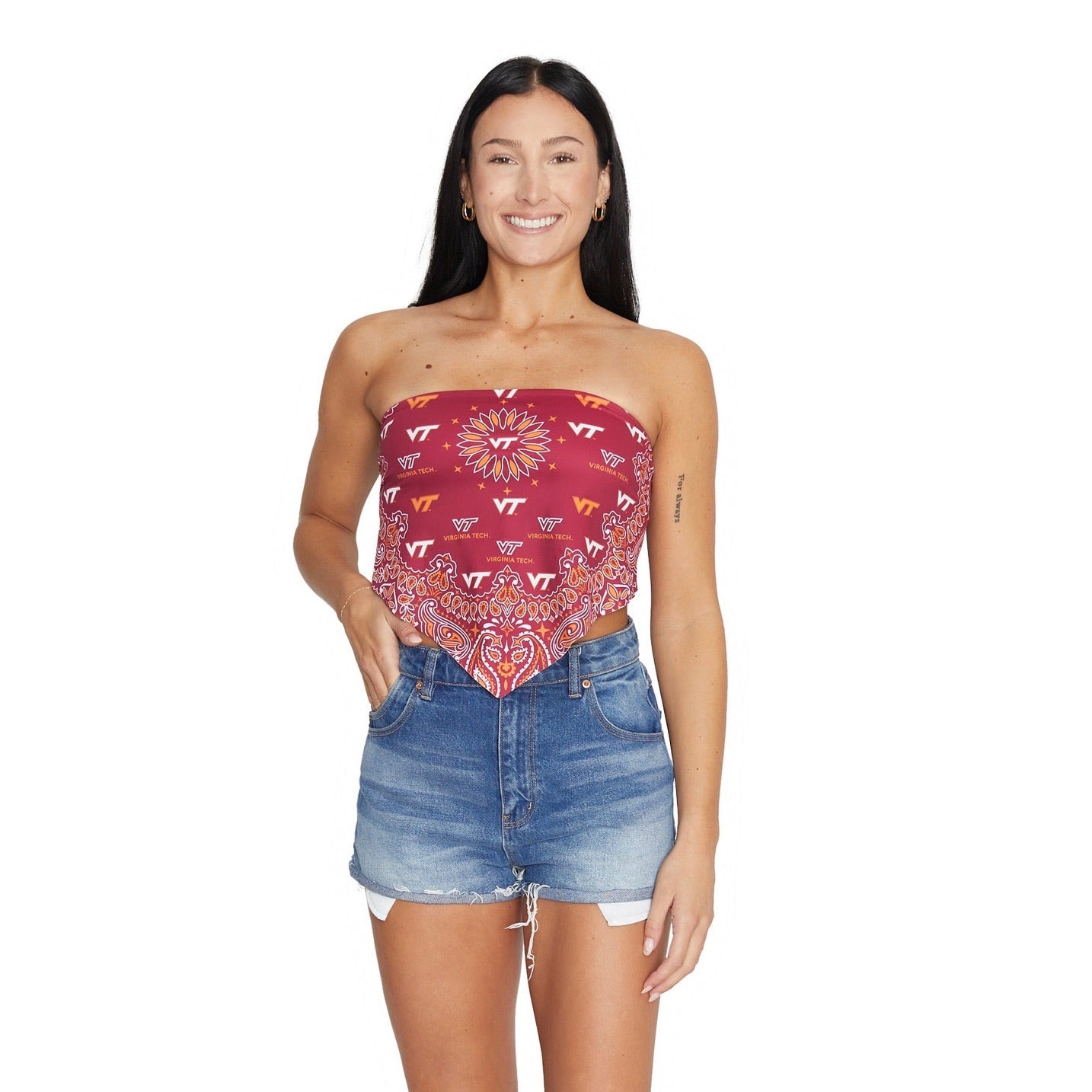 Virginia Tech Bandana Top