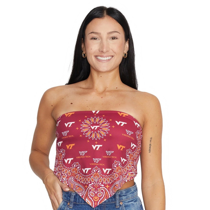 Virginia Tech Bandana Top