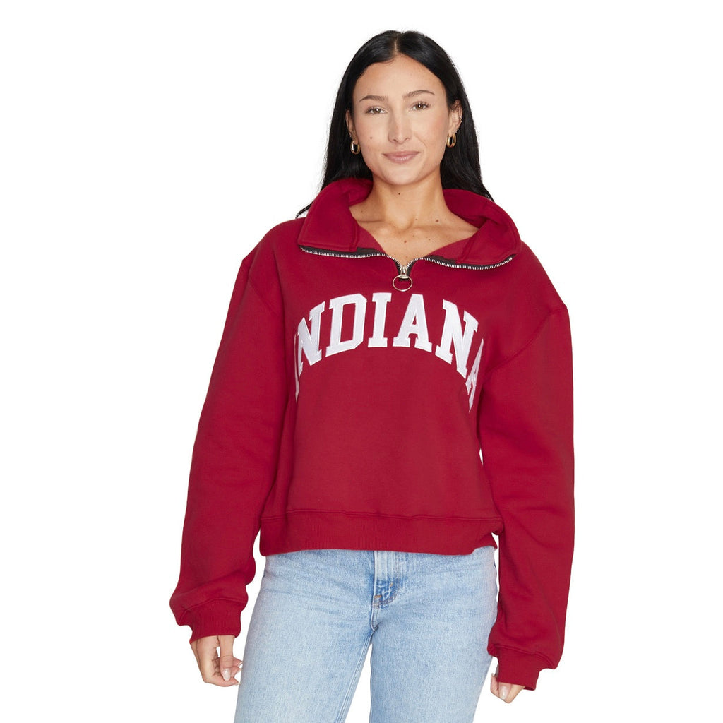 Indiana Hoosiers Quarter Zip Sweatshirt
