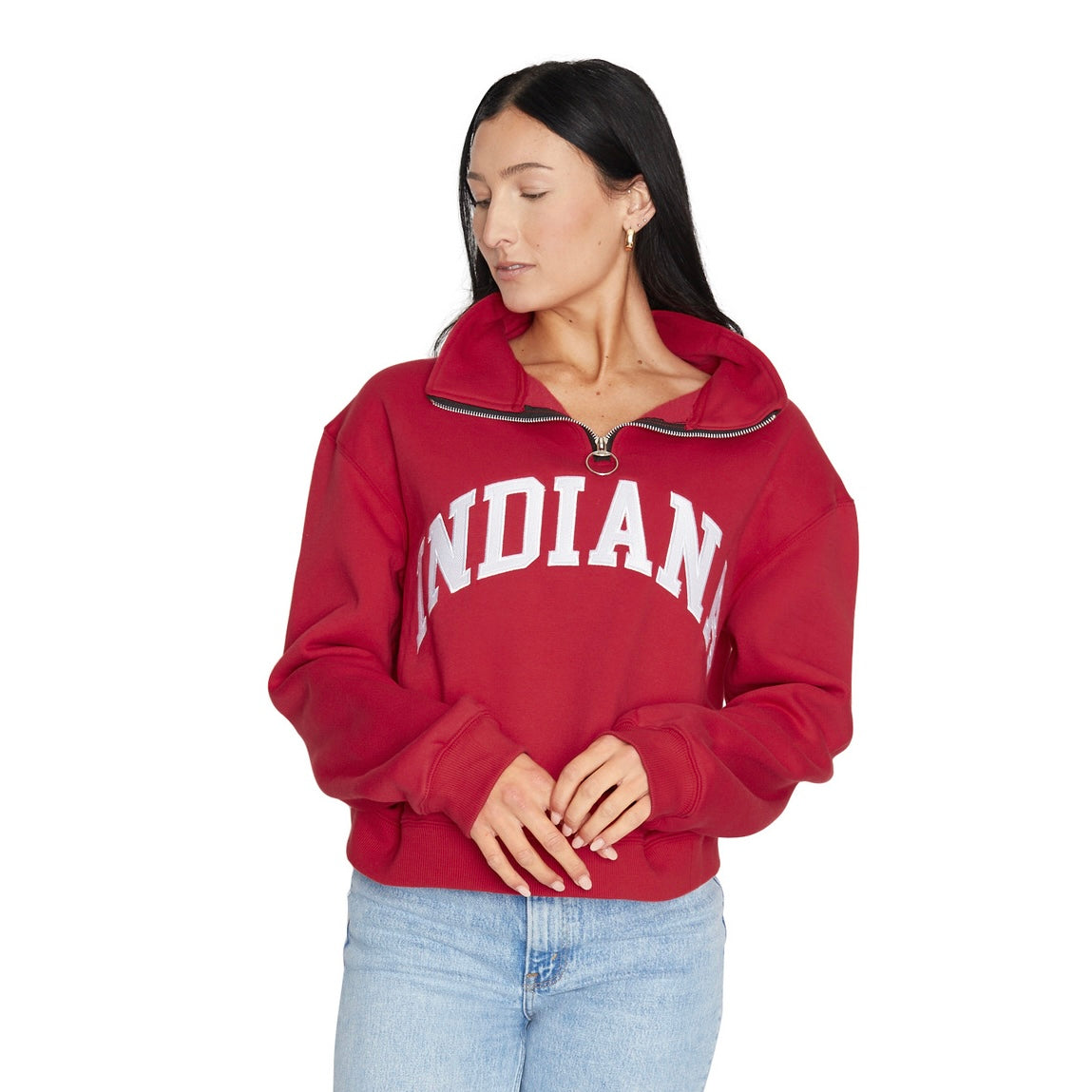 Indiana Hoosiers Quarter Zip Sweatshirt