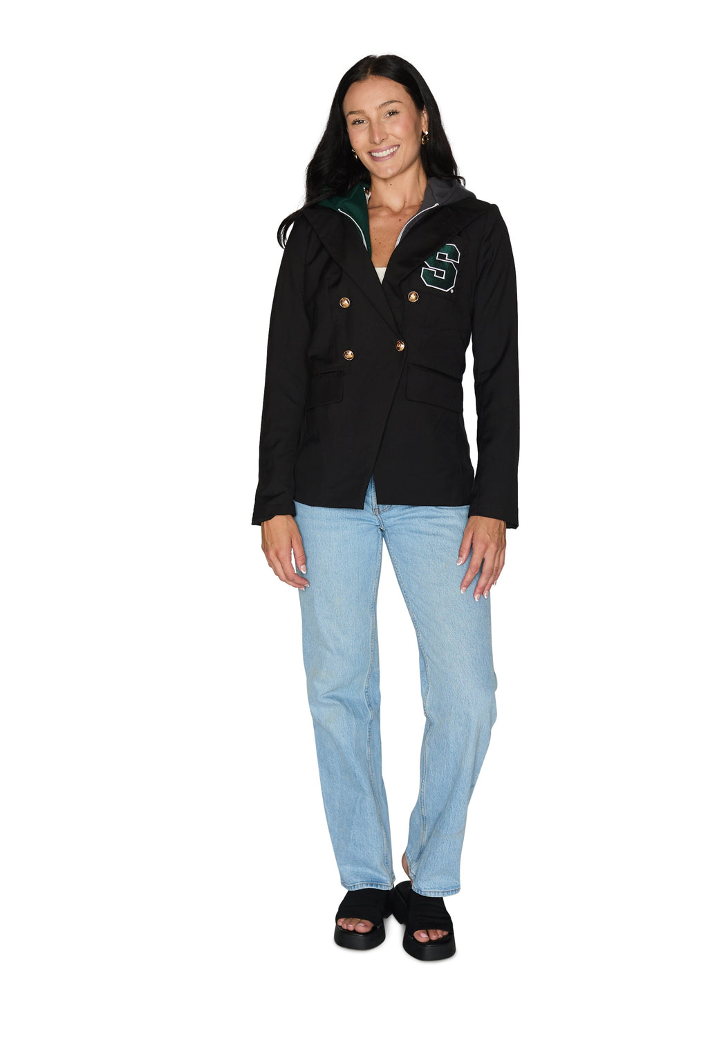 Michigan State Hooded Blazer Jacket
