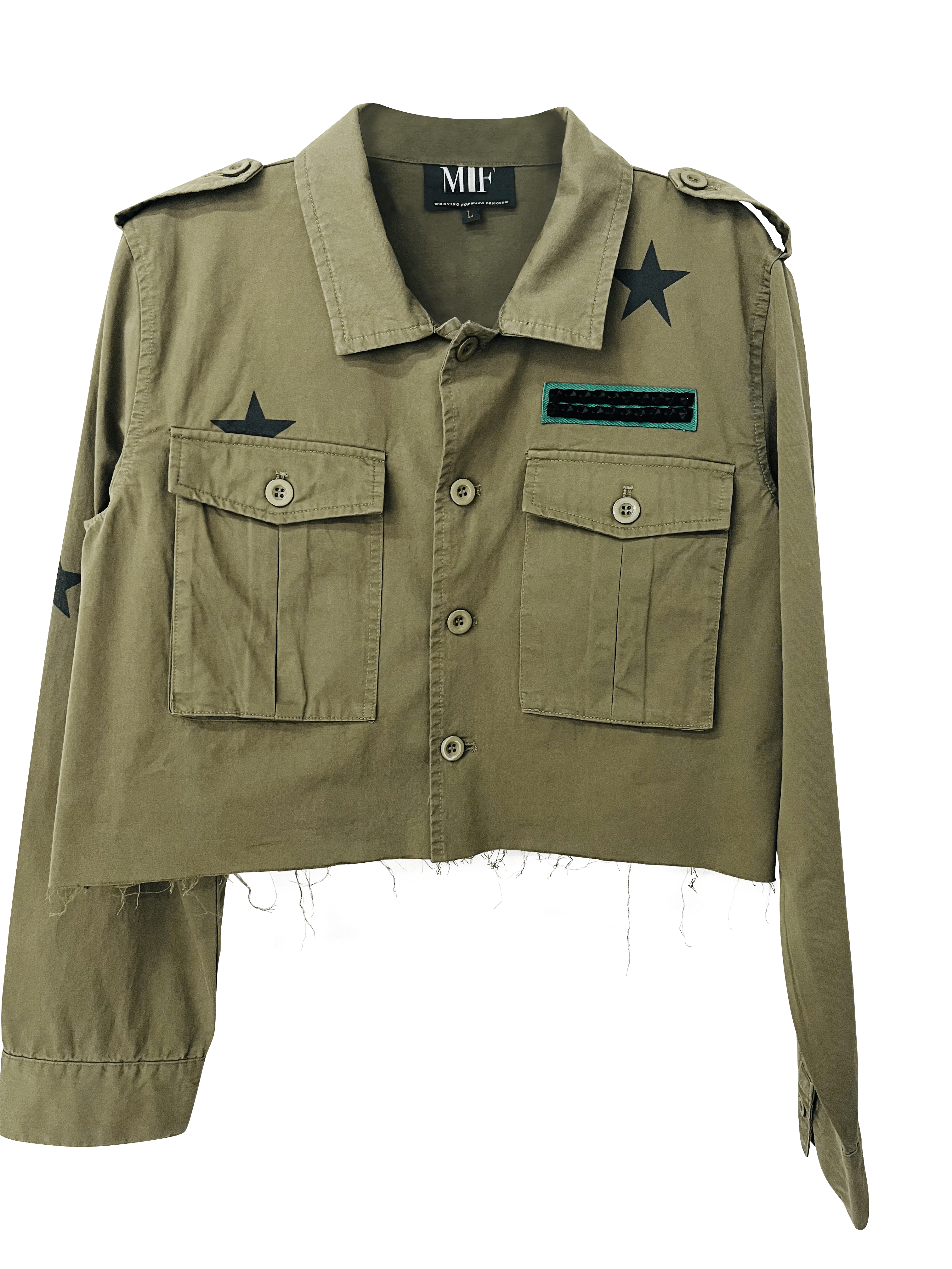 University of Alabama Roll Tide Army Green Shacket