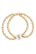 Arizona State Sun Devils 2-Row Ball Bead Stretch Bracelet - FINAL SALE