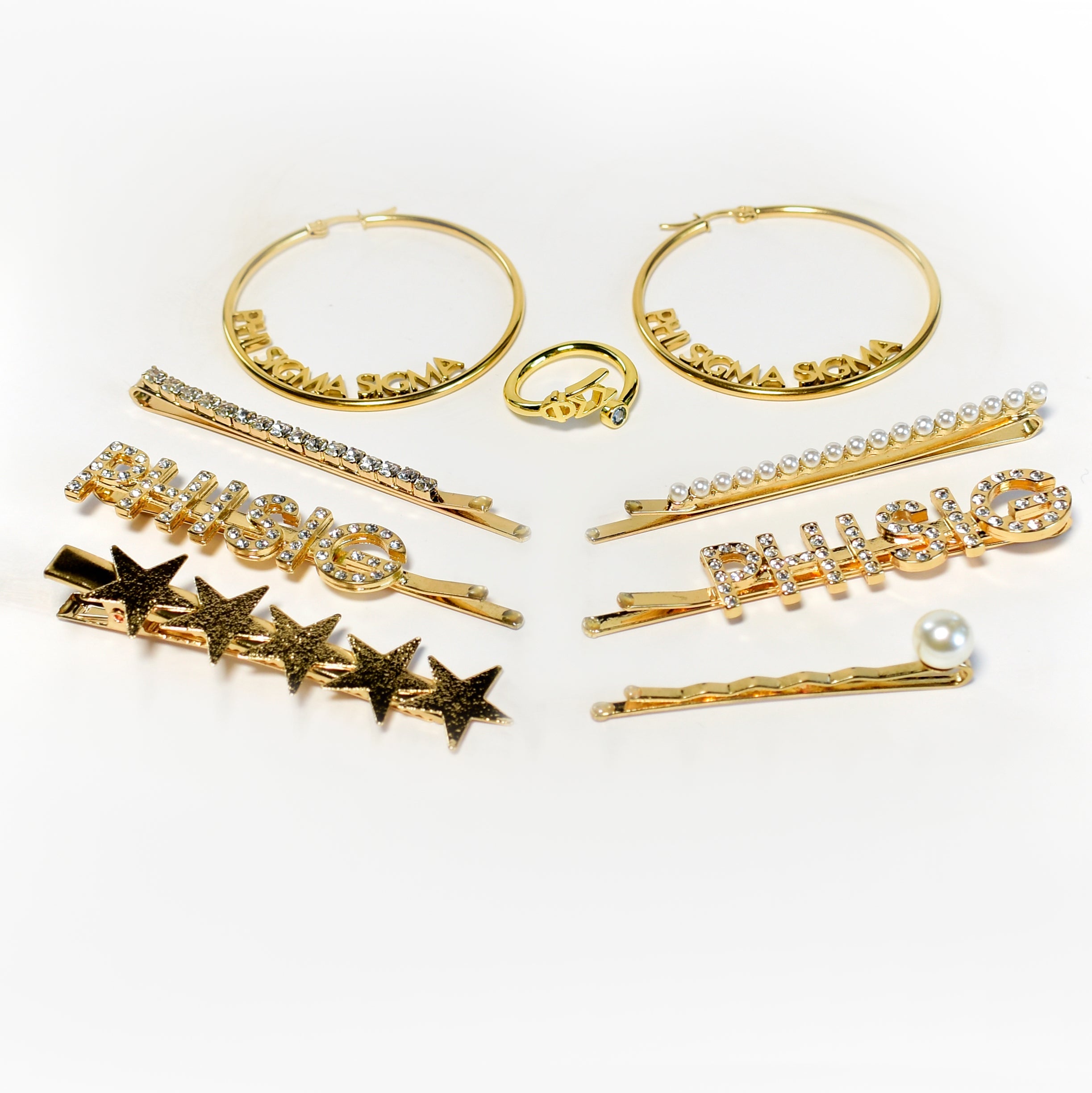 Kappa Kappa Gamma Sorority Hair Clips