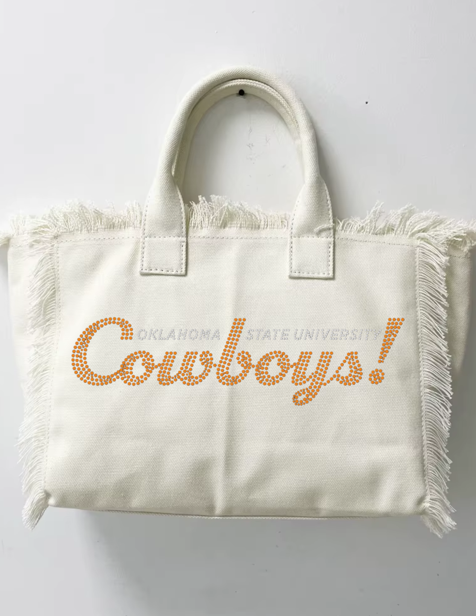 Oklahoma State Cowboys Ivory Tote Bag