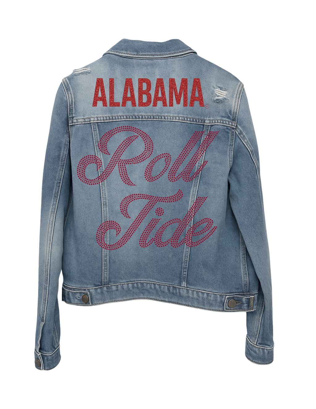 University of Alabama Roll Tide Blue Denim Jacket
