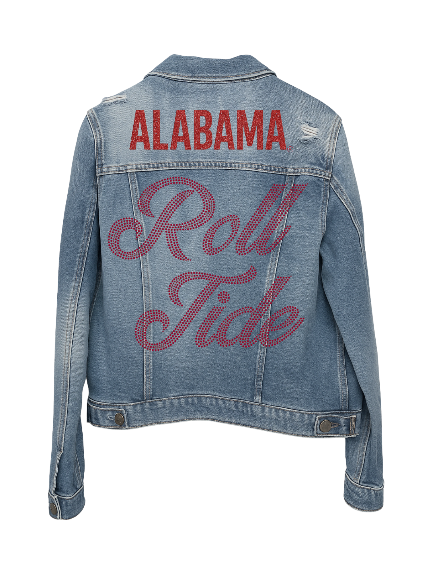University of Alabama Roll Tide Blue Denim Jacket