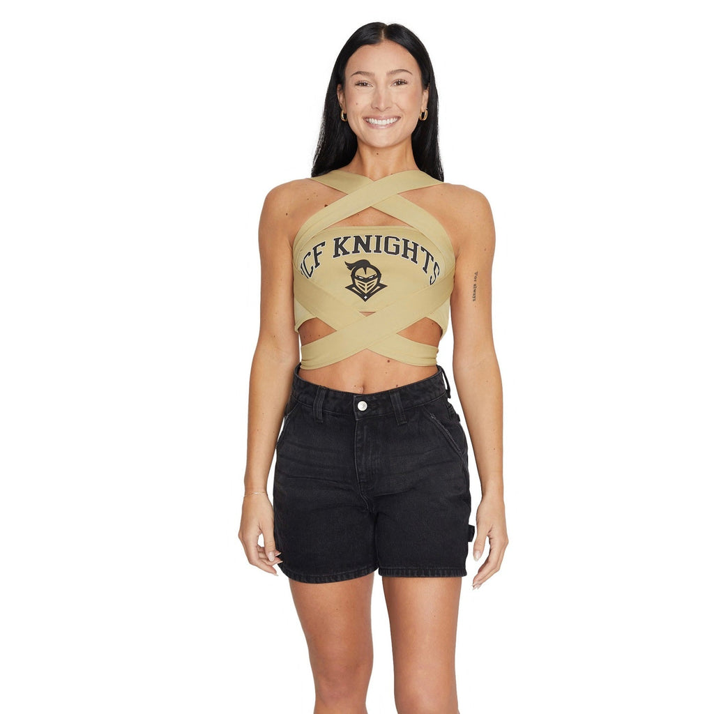 UCF Gold Multiway Bandeau Top