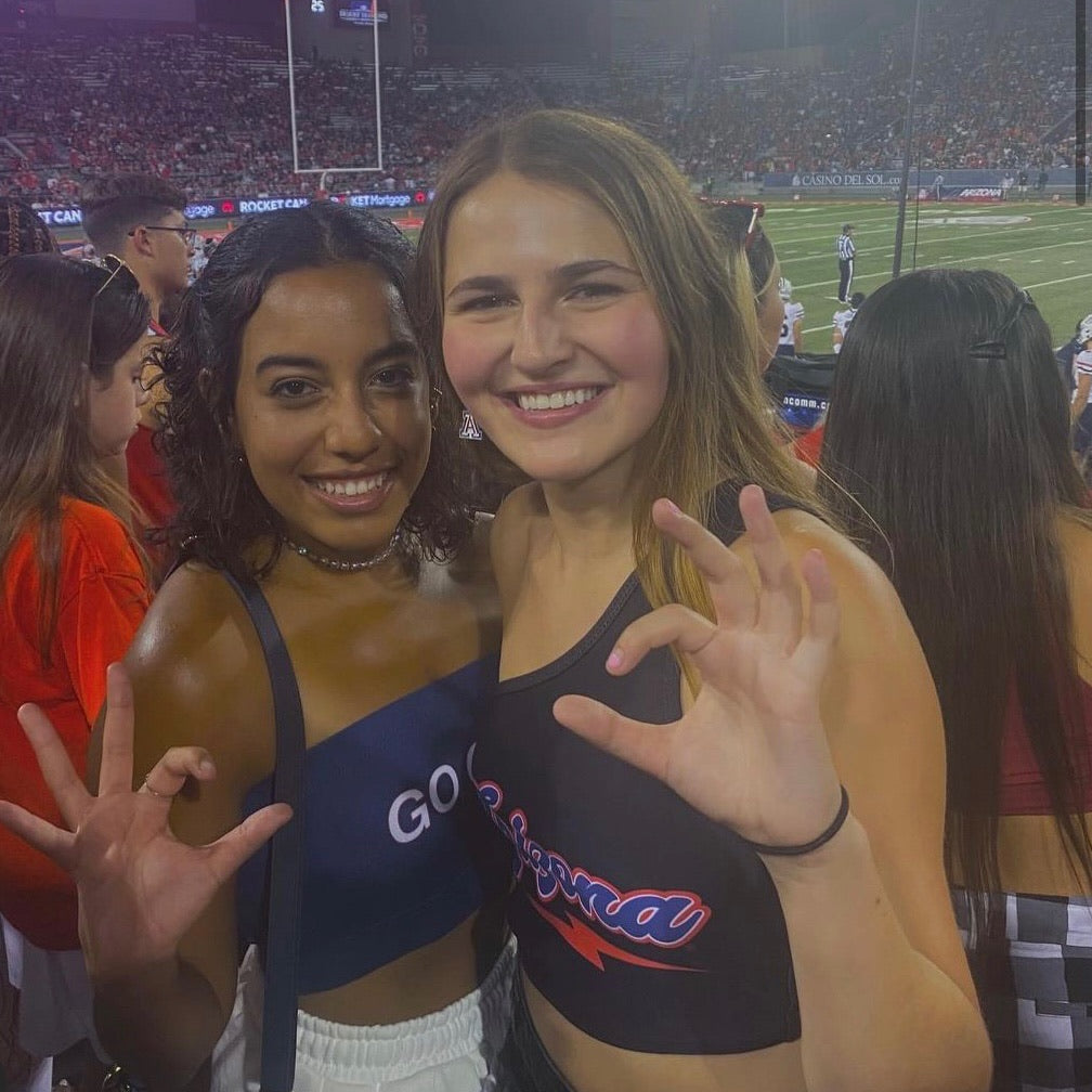 University of Arizona Lightning One Shoulder Top