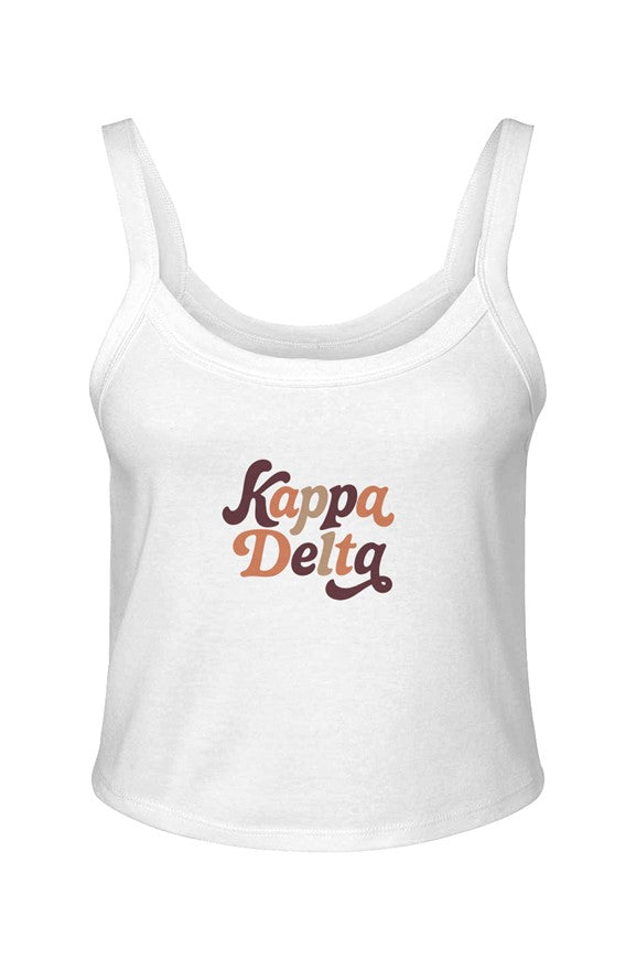 Micro Rib Spaghetti Strap Tank