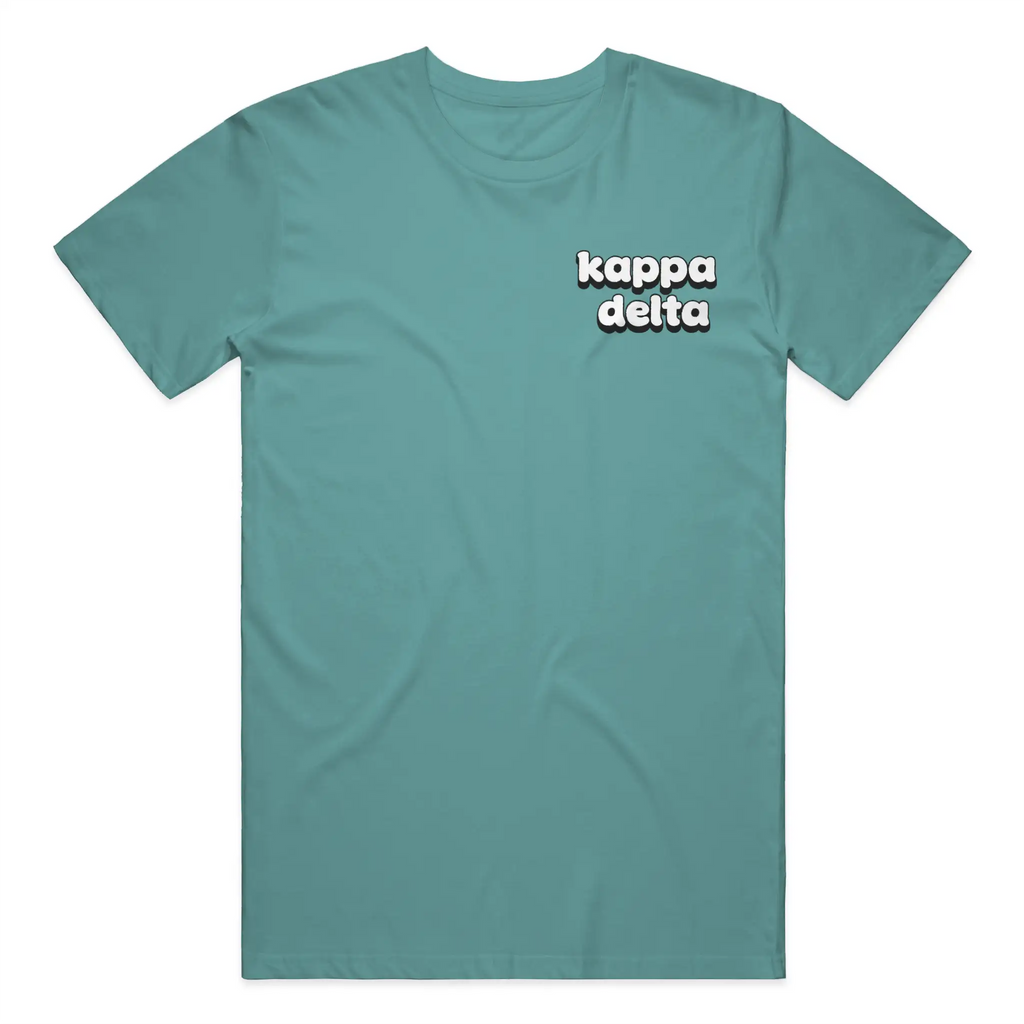 KD RETRO BUBBLE FONT- Comfort Colors Heavyweight T Shirt