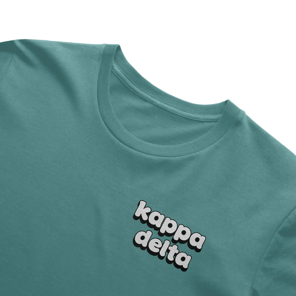 KD RETRO BUBBLE FONT- Comfort Colors Heavyweight T Shirt