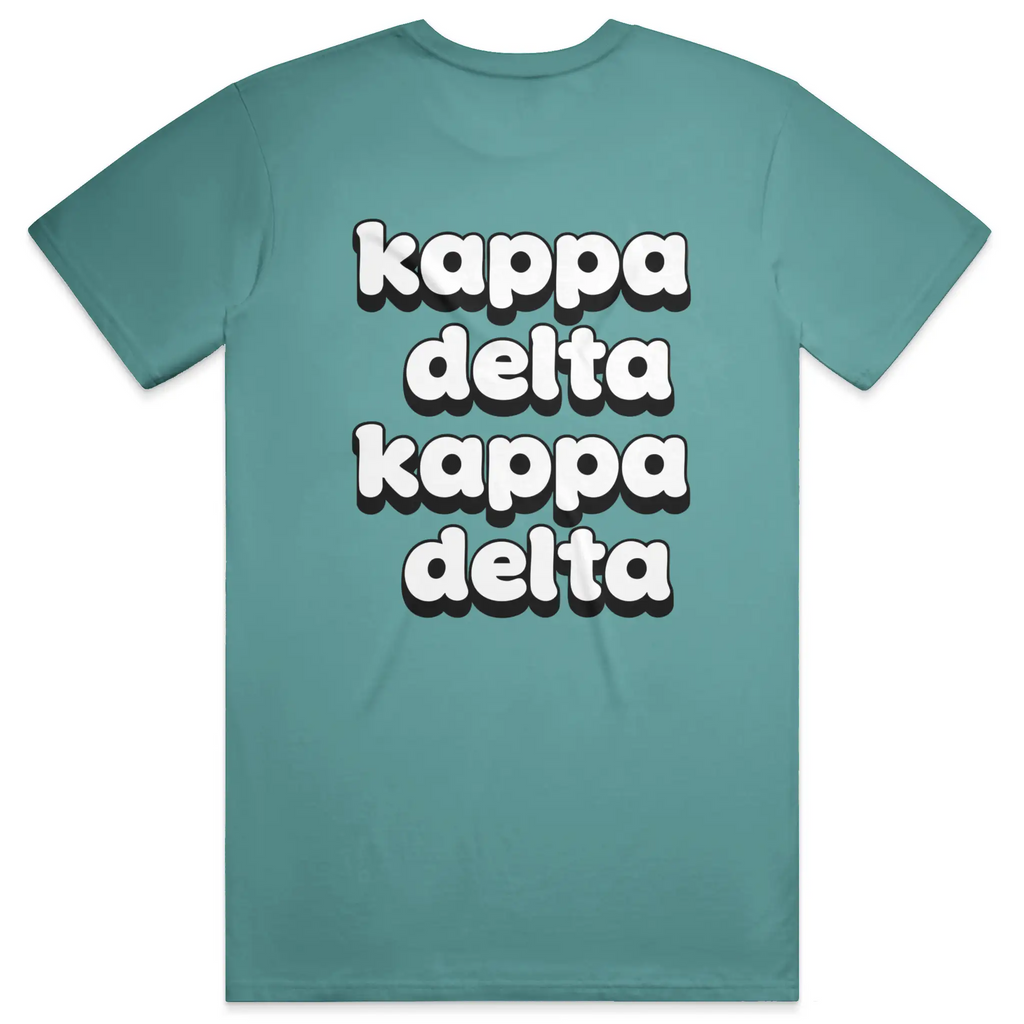 KD RETRO BUBBLE FONT- Comfort Colors Heavyweight T Shirt