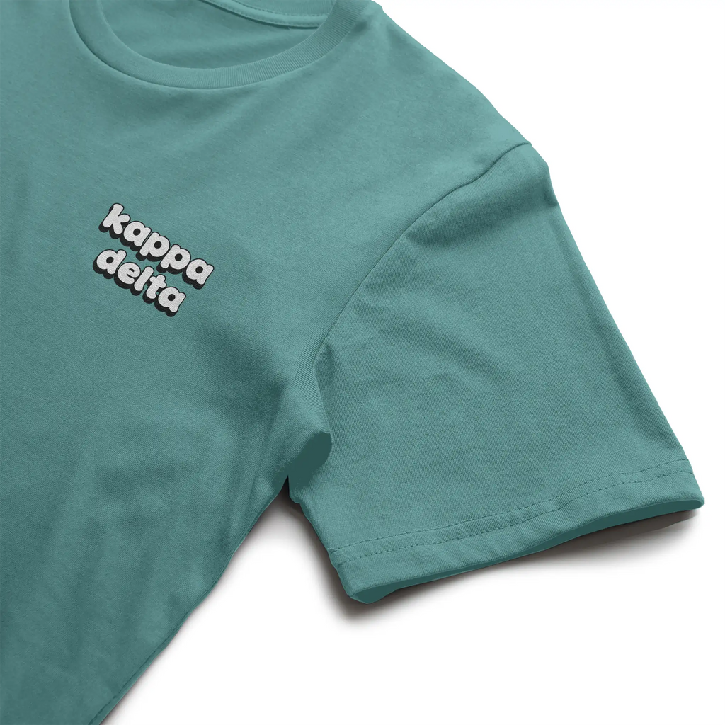 KD RETRO BUBBLE FONT- Comfort Colors Heavyweight T Shirt