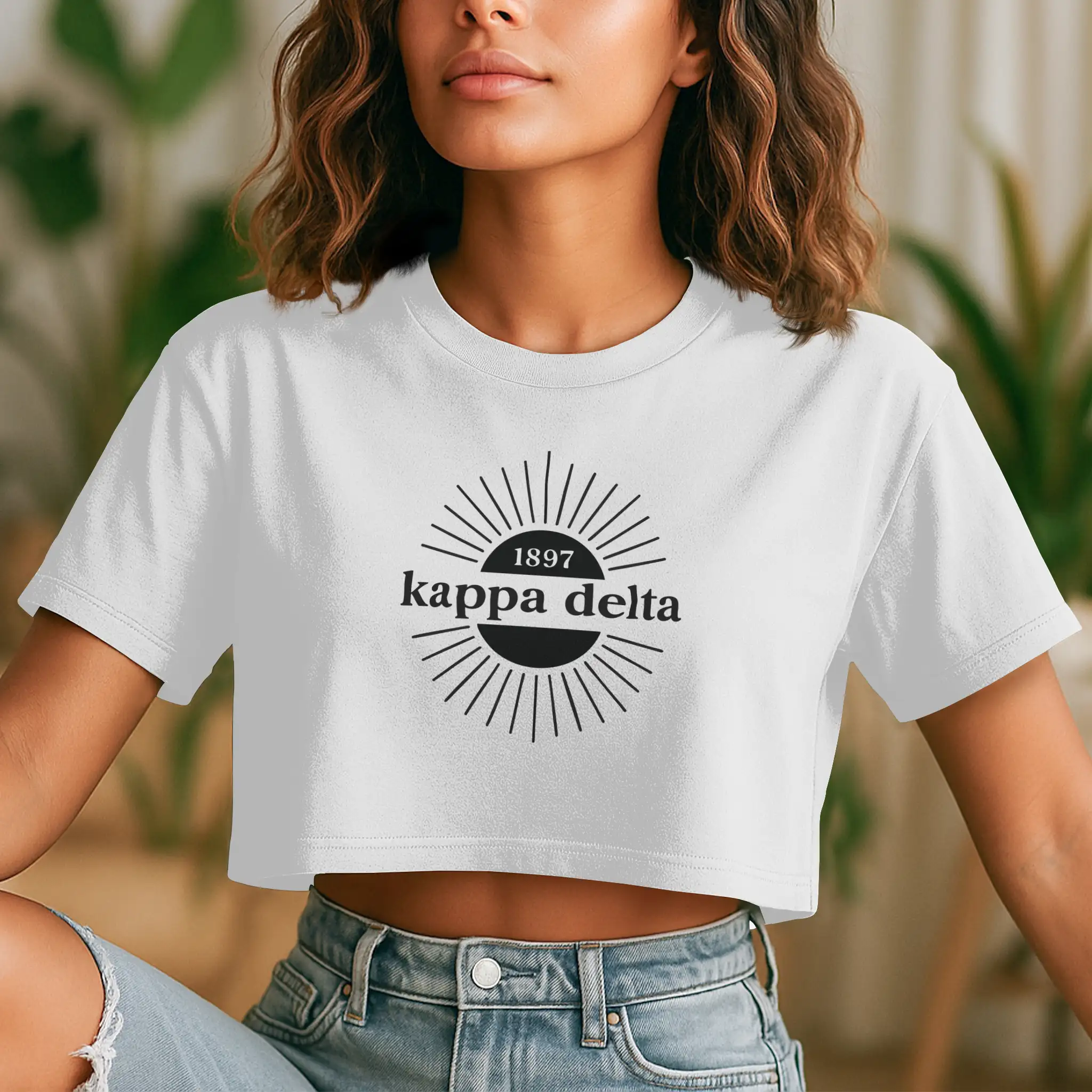 KD SUNBURST- Street Crop Tee