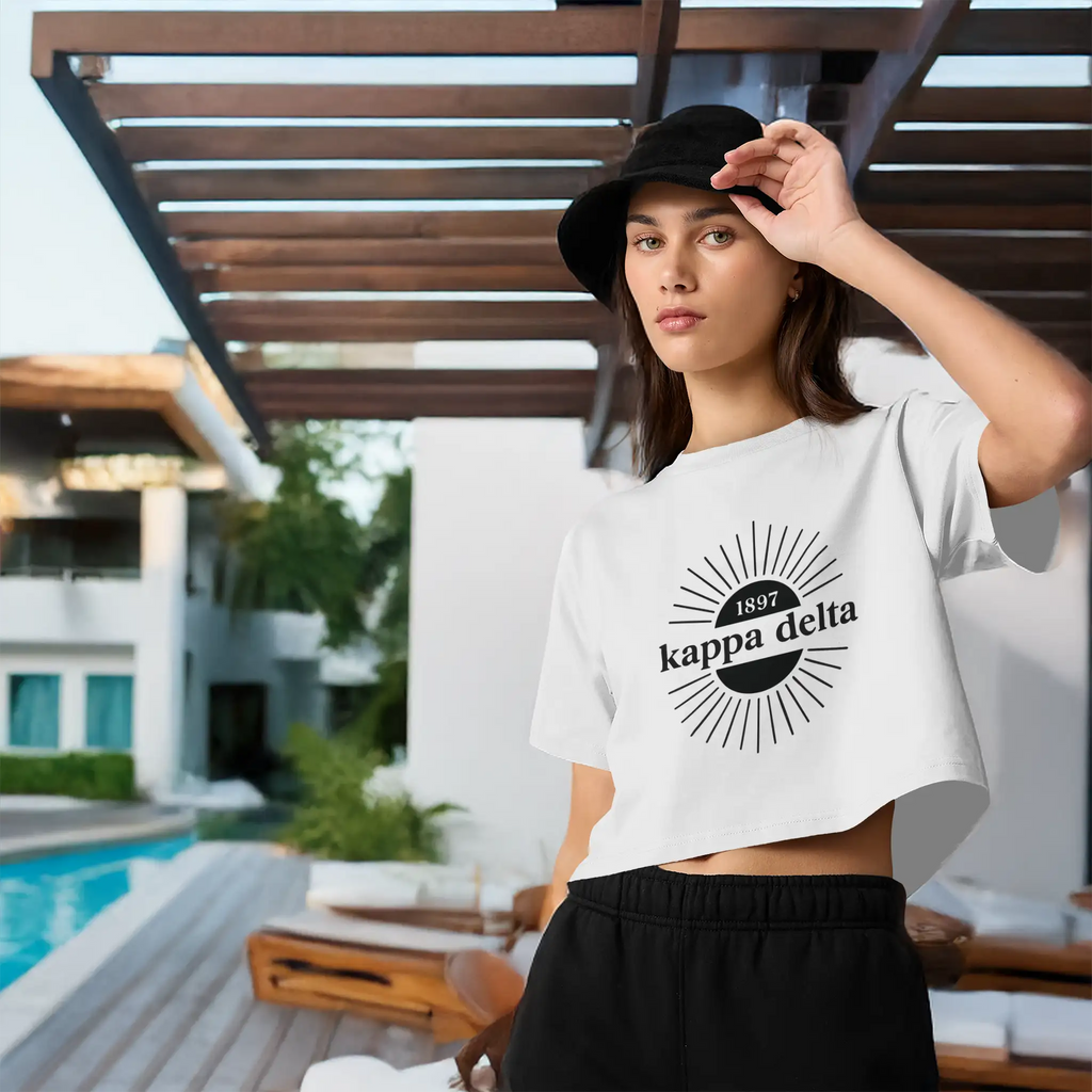 KD SUNBURST- Street Crop Tee