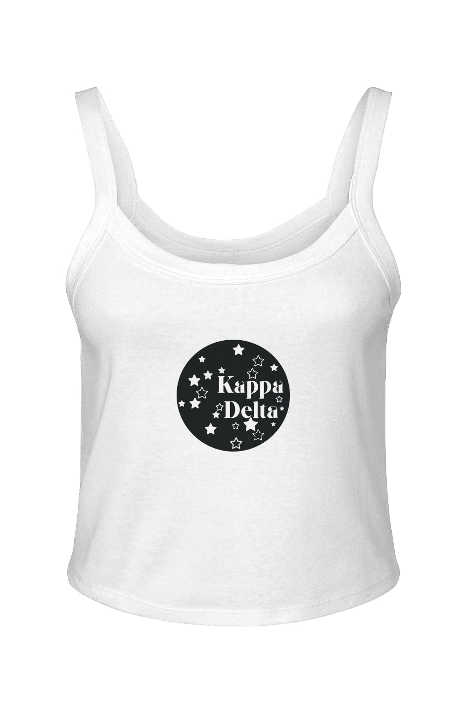 KD CIRCLE- Micro Rib Spaghetti Strap Tank