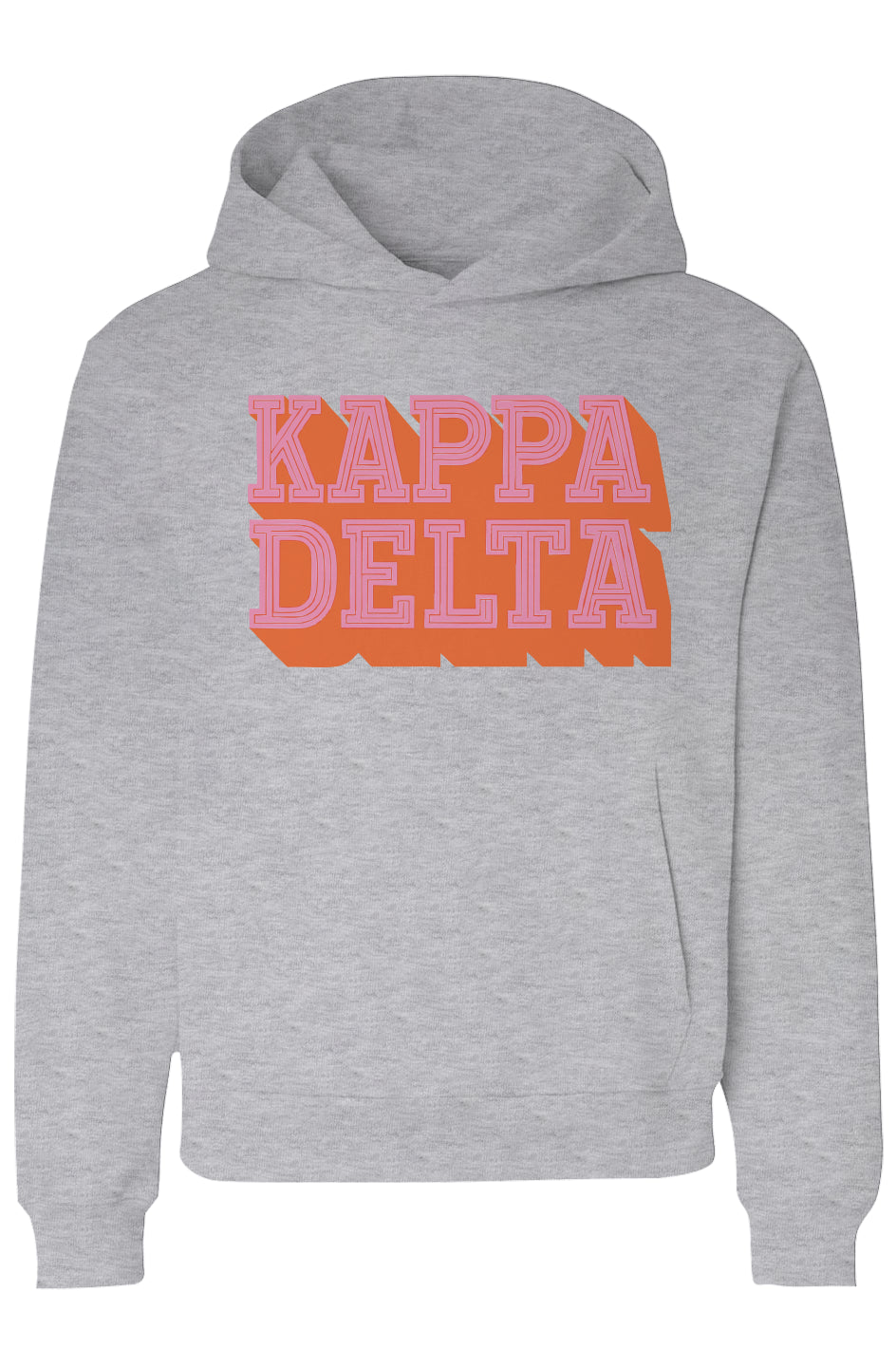STACKED KAPPA DELTA-Unisex Heavyweight Hoodie