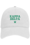 KD STAR GREEN- Otto 6 panel dad hat