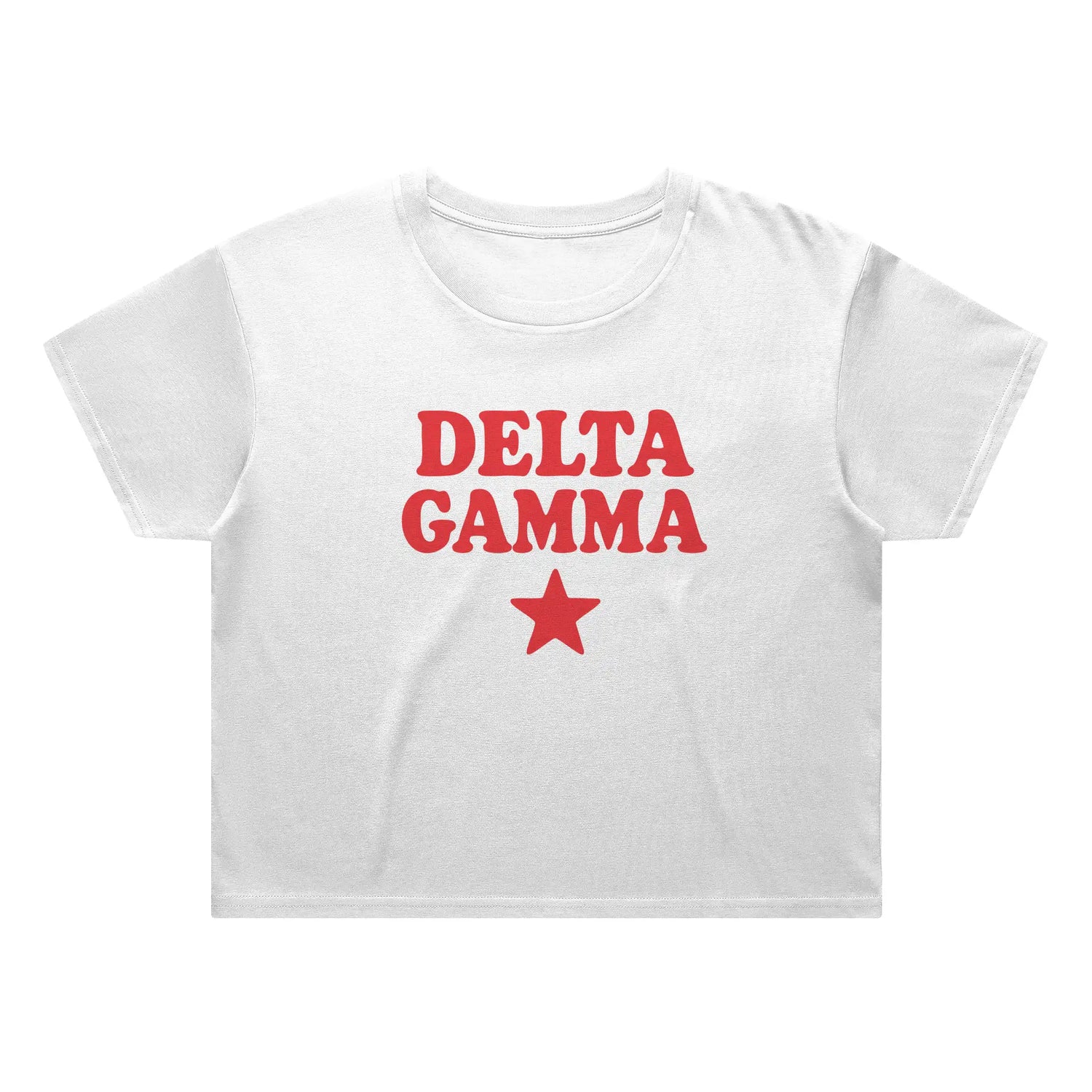 DG STAR RED-Street Crop Tee