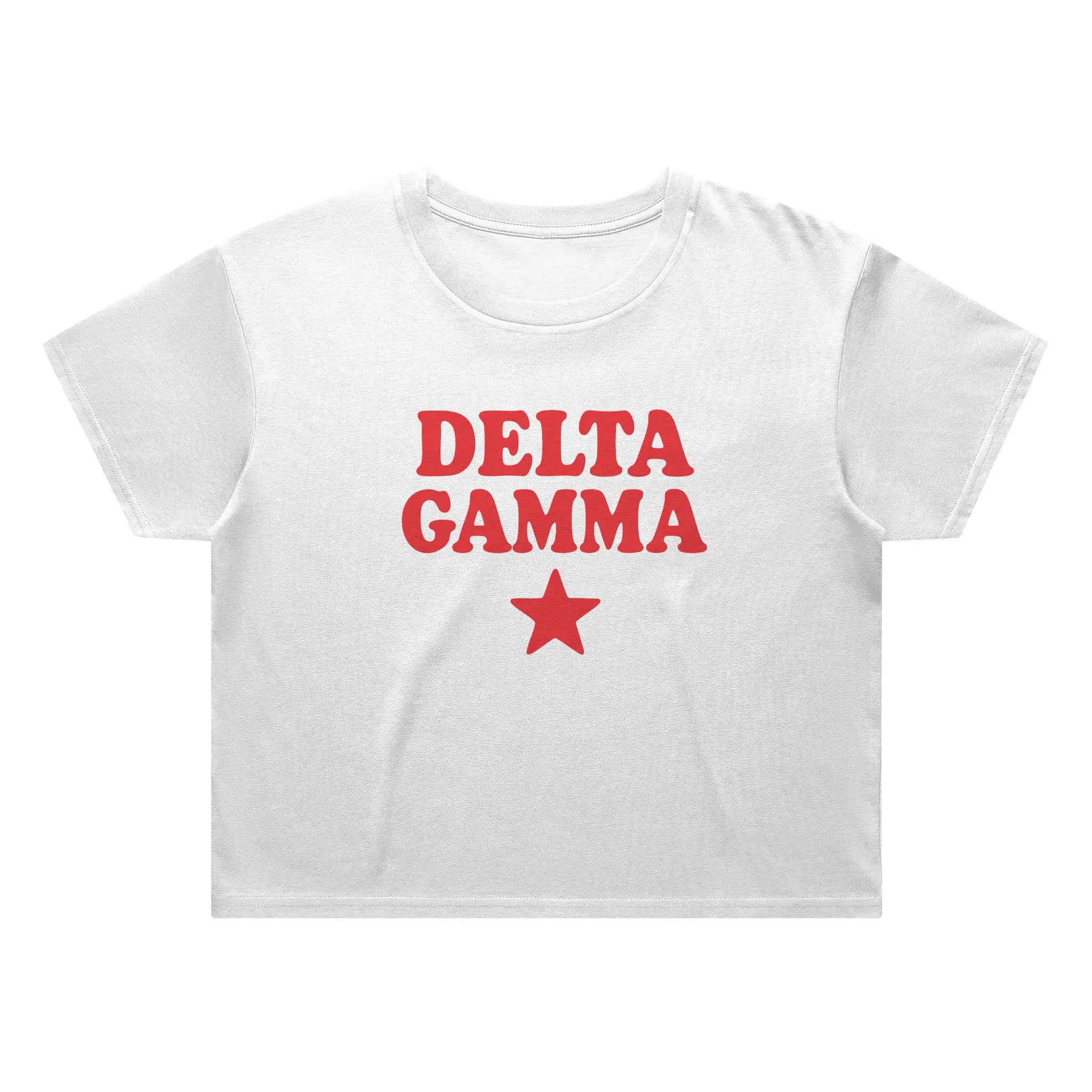 DG STAR RED-Street Crop Tee