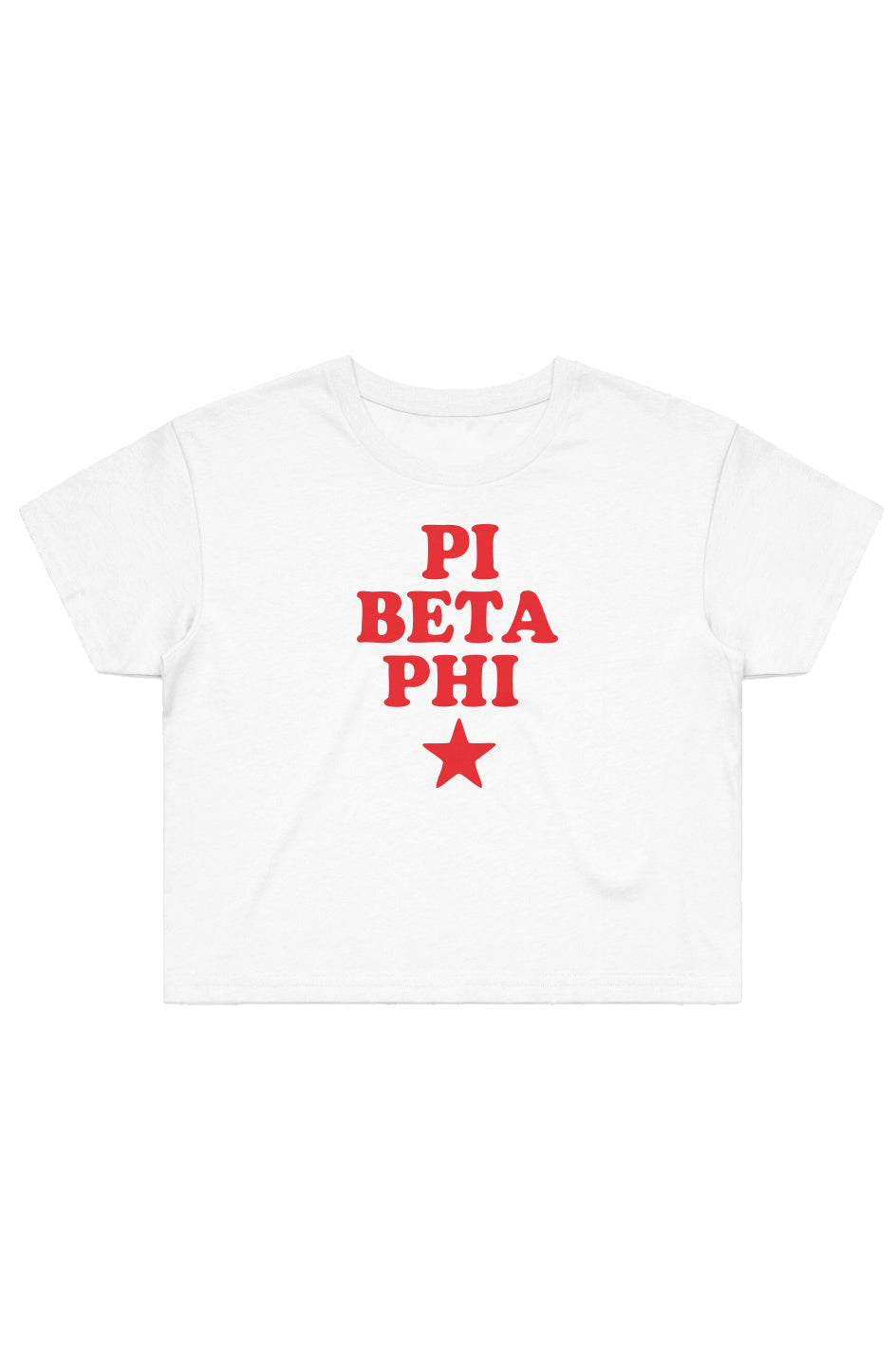 PBP STAR RED-Street Crop Tee