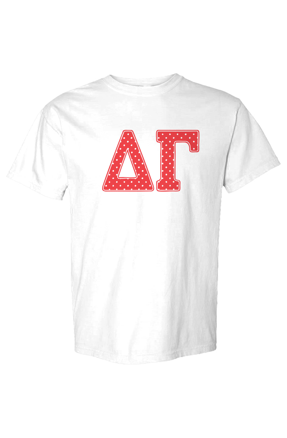 DG POLKA DOTS RED-Comfort Colors Heavyweight T Shirt