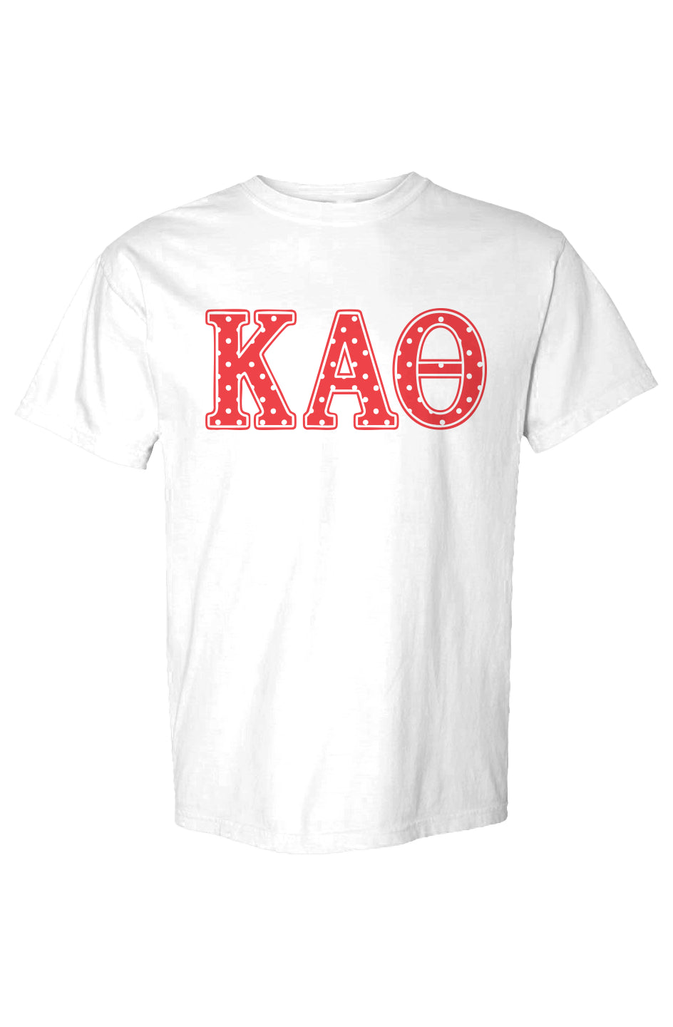 KAT POLKA DOTS RED-Comfort Colors Heavyweight T Shirt