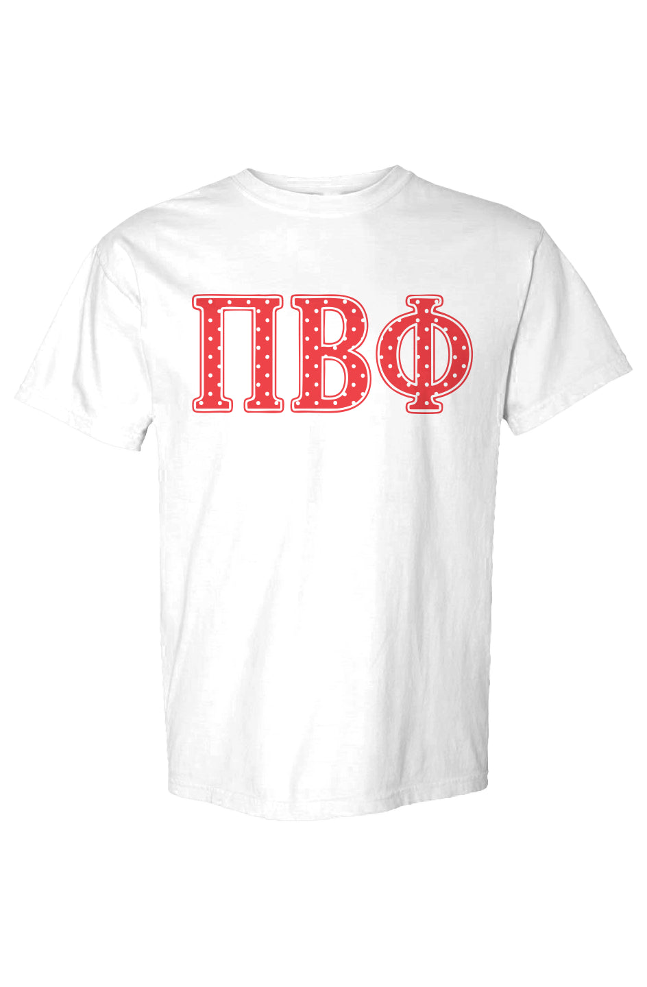 PBP POLKA DOTS RED-Comfort Colors Heavyweight T Shirt