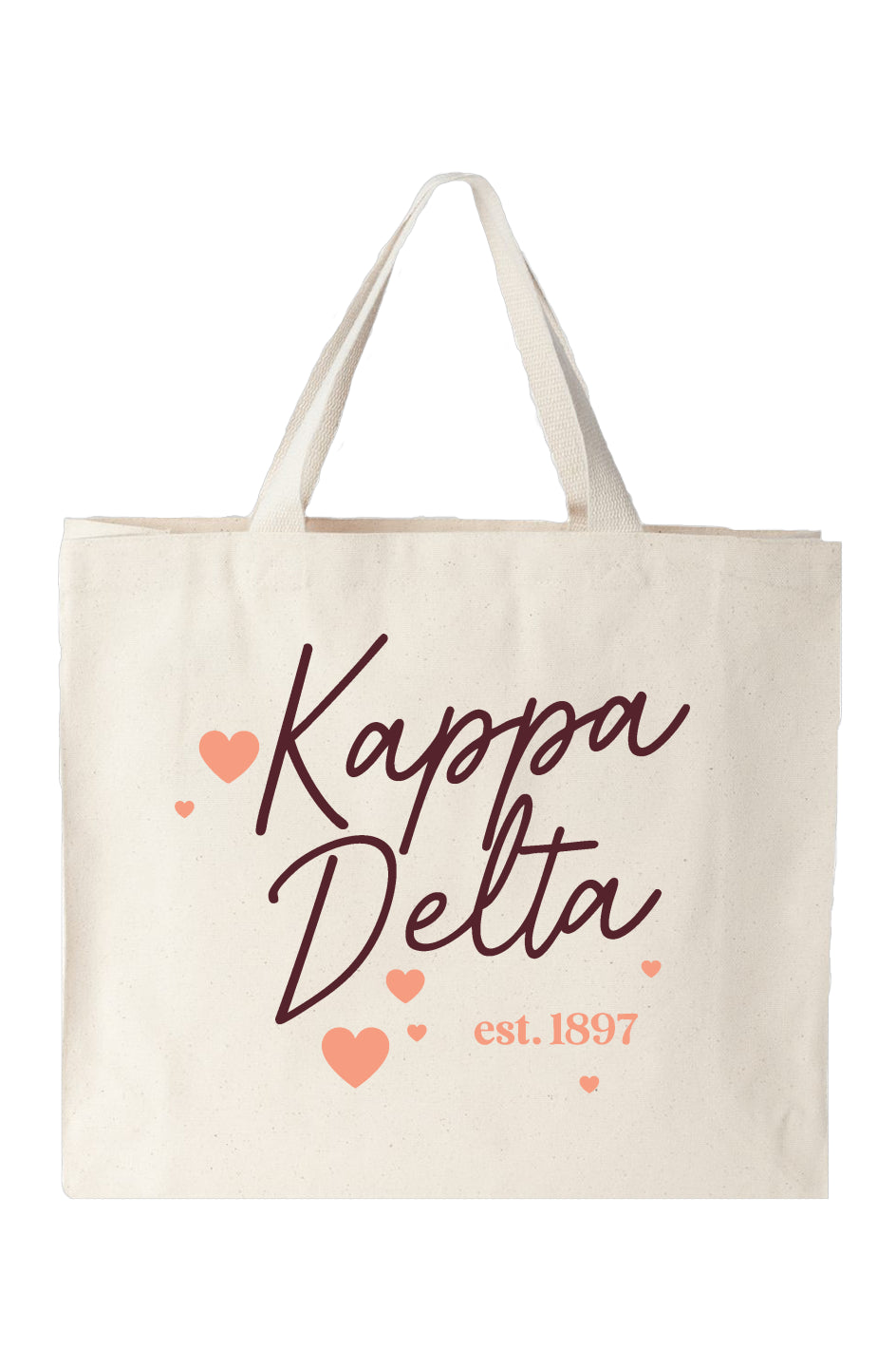Script Kappa Delta Est 1897 Tote