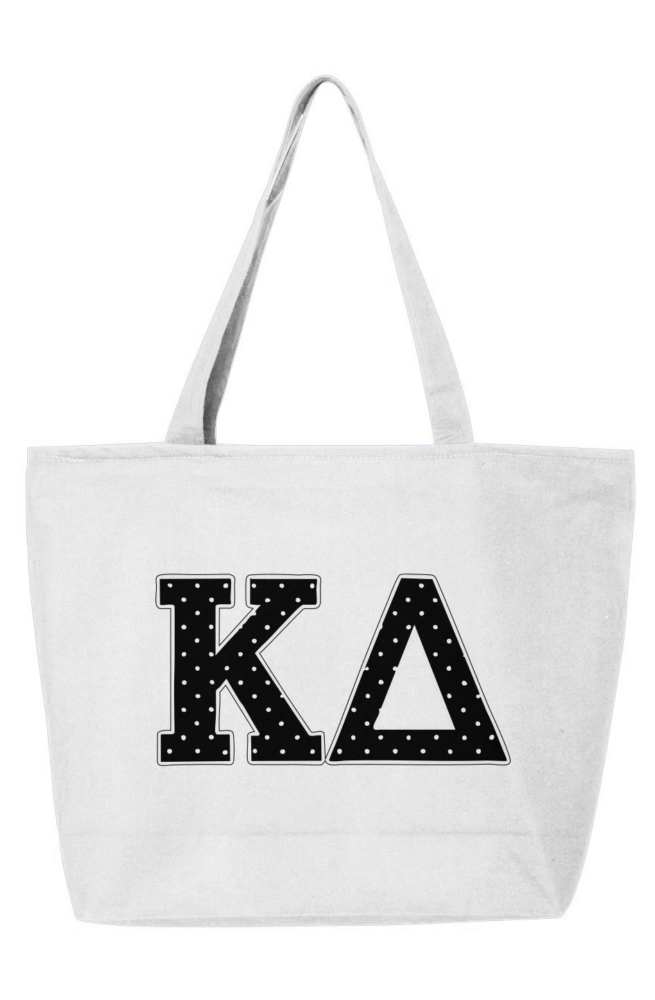 KD POLKA DOTS-25L Zippered Tote