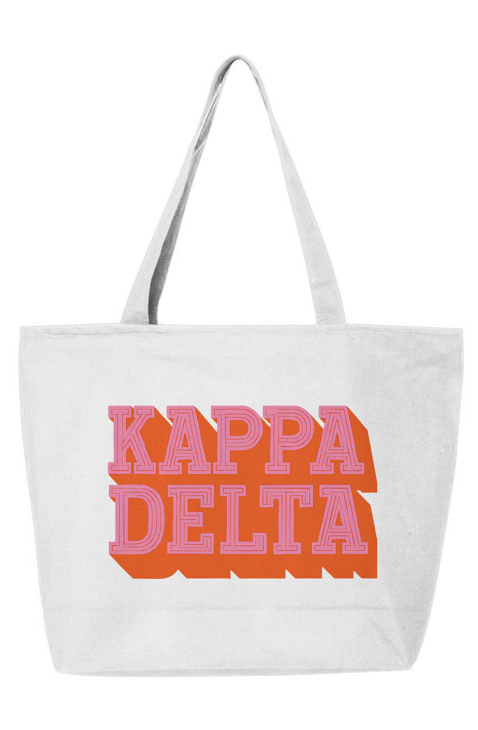 KD STACKED KAPPA DELTA- 25L Zippered Tote