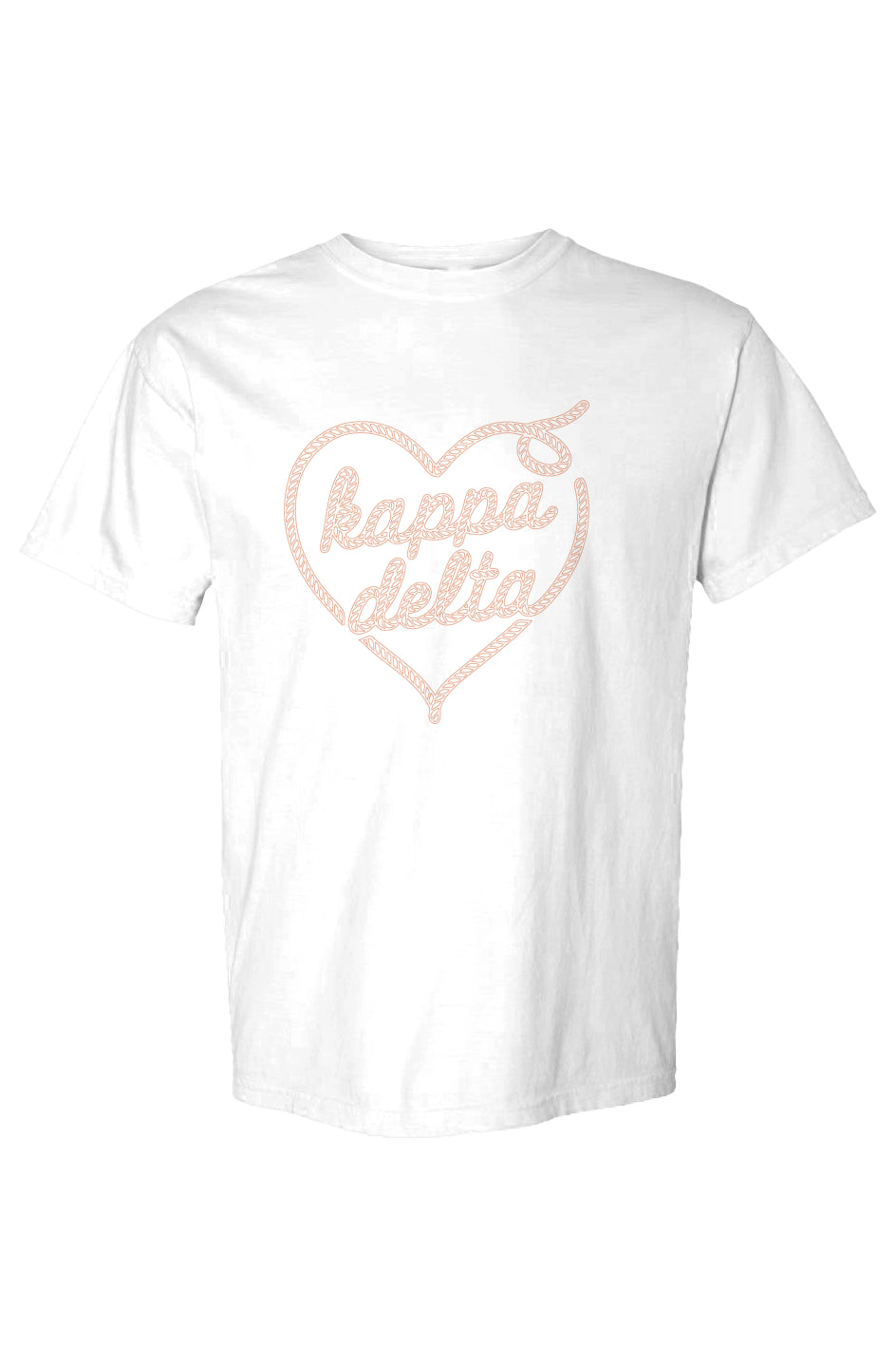 Heart Rope Kappa Delta Heavyweight T Shirt