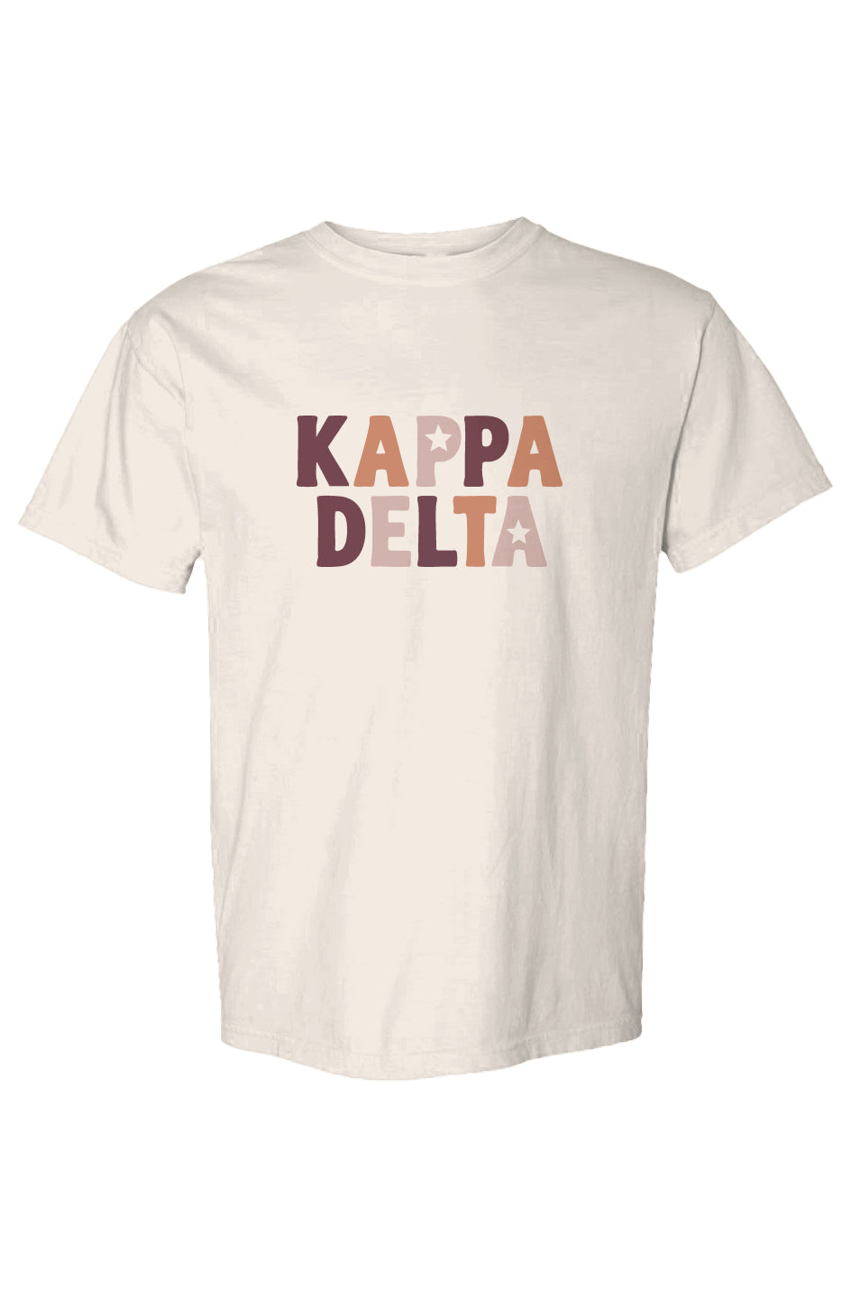 Star Lettered Kappa Delta Heavyweight T Shirt