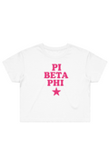 PBP PINK STAR- Street Crop Tee