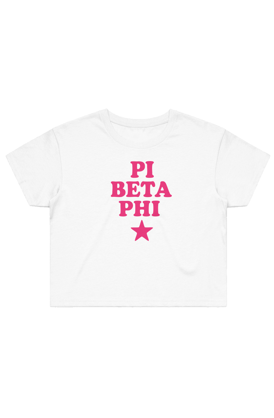 PBP PINK STAR- Street Crop Tee