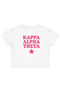 KAT PINK STAR- Street Crop Tee