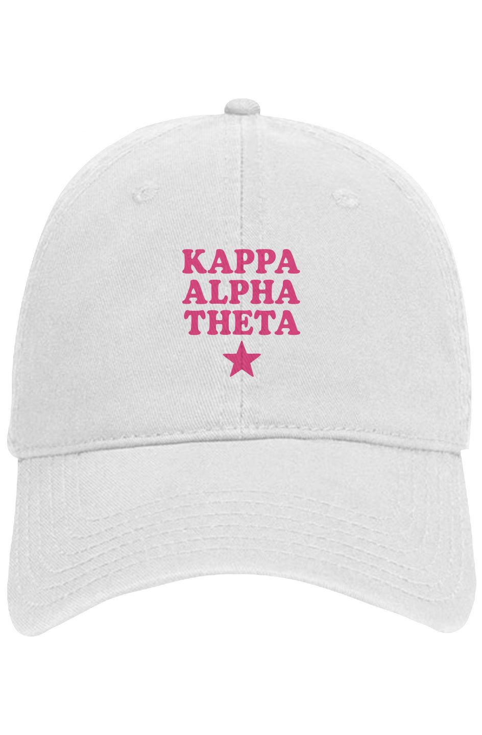 KAT PINK STAR- Otto 6 panel dad hat