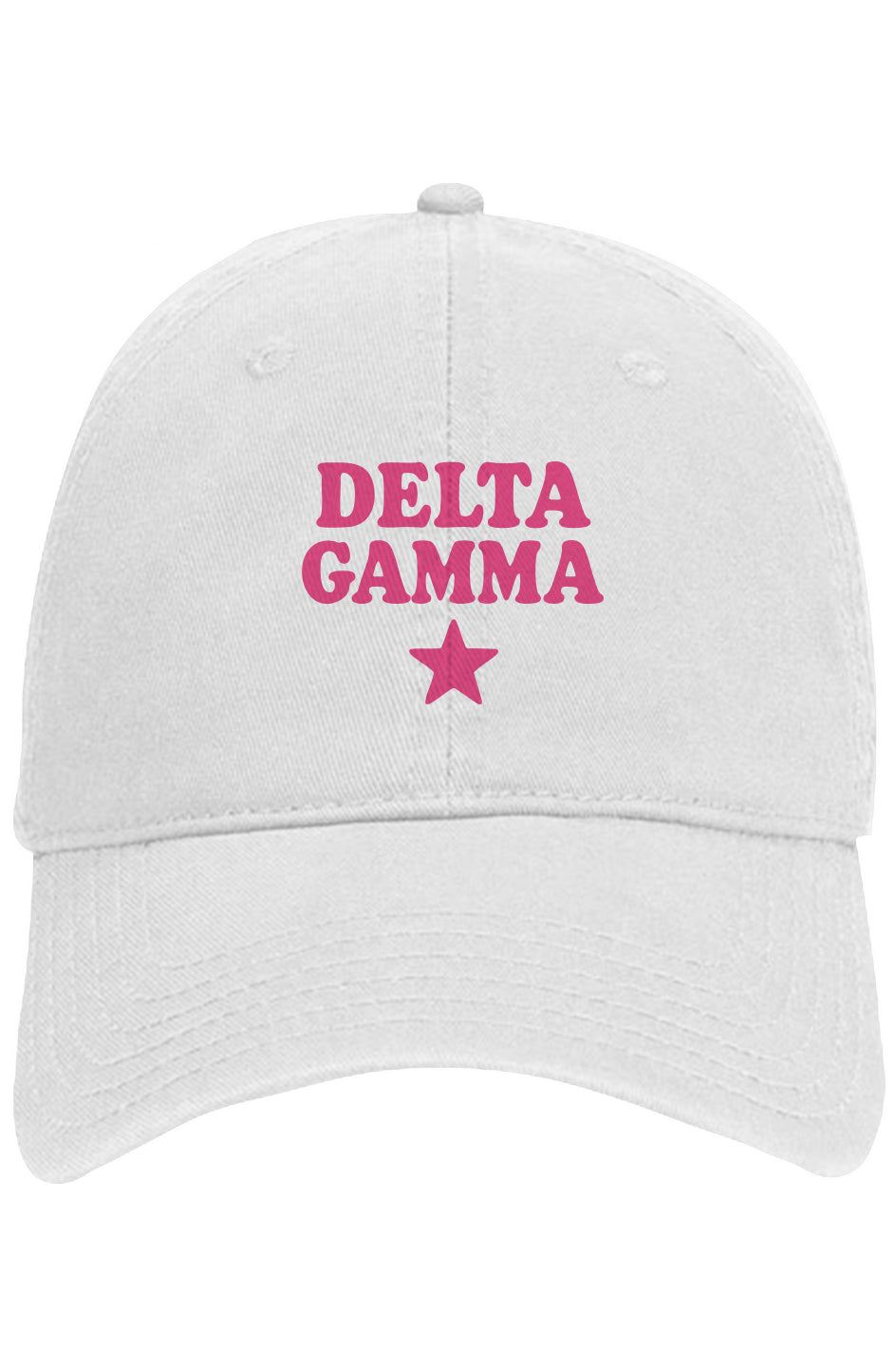 DG PINK STAR- Otto 6 panel dad hat